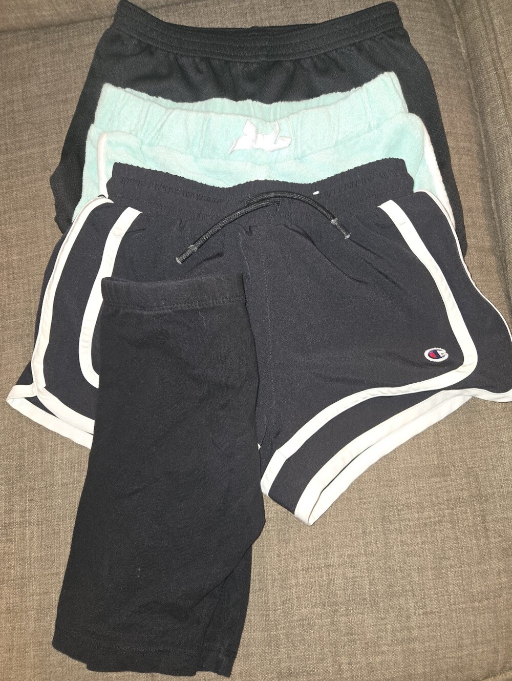 Champion Black Kids Sweatpants with White Trim